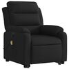 vidaXL Fauteuil inclinable de massage &eacute;lectrique Noir Tissu
