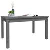 vidaXL Table de jardin gris 82,5x50,5x45 cm bois massif de pin