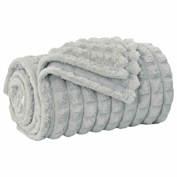 vidaXL Jet&eacute; Gris 200 x 150 cm Toison
