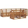 vidaXL Ensemble de canap&eacute;s d'ext&eacute;rieur 7 pc Naturel Polyester