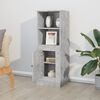 vidaXL Buffet haut gris b&eacute;ton 36x35,5x103,5 cm bois d'ing&eacute;nierie