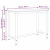 vidaXL table Ch&ecirc;ne Sonoma 100 x 50 x 76,5 cm