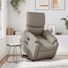 vidaXL Fauteuil inclinable de massage Cappuccino Similicuir
