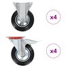 vidaXL 8 pcs Roulettes 160 mm
