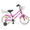 vidaXL V&eacute;lo pour Enfants 14 Pouces pour les 3-5 ans Rose fonc&eacute;