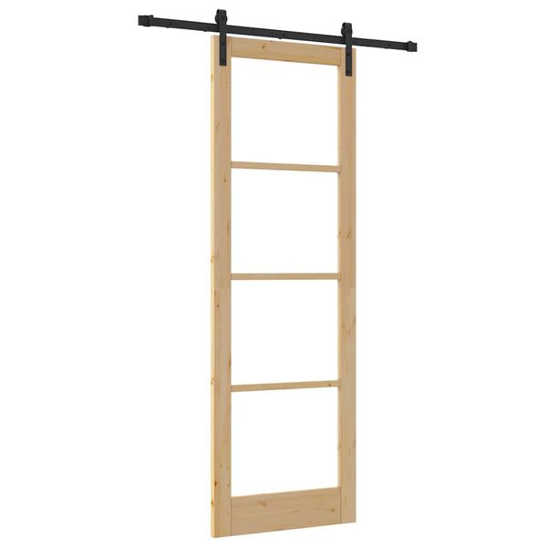 vidaXL Porte coulissante ORKDAL Naturel 78 x 232 cm