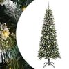 vidaXL Sapin de No&euml;l artificiel Vert 240 cm PVC, plastique et acier