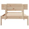 vidaXL Cadre de lit sans matelas 90x200 cm bois de pin massif