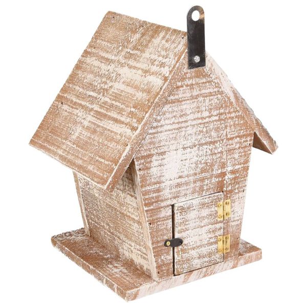 FLAMINGO Nichoir pour oiseaux Gio Bois Blanc / marron