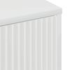 vidaXL Buffet Blanc brillant 69,5 x 33 x 82 cm Bois d'ing&eacute;nierie