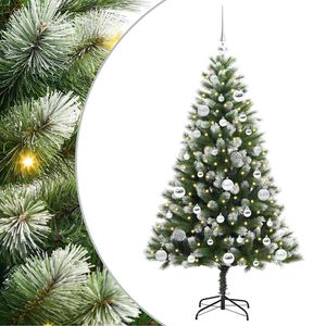 vidaXL Arbre de No&euml;l artificiel avec neige artificielle 150 LED