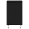 vidaXL Buffets 2 pcs noir 40x35x70 cm bois d&rsquo;ing&eacute;nierie