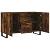 vidaXL Buffet ch&ecirc;ne fum&eacute; 100x36x60 cm bois d'ing&eacute;nierie