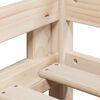 vidaXL Lit superpos&eacute; sans matelas 75x190 cm bois de pin massif