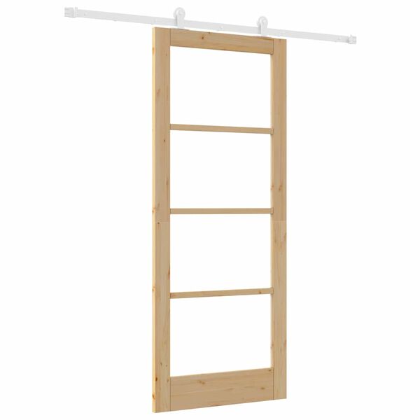 vidaXL Porte coulissante ORKDAL Naturel 83 x 202 cm