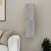 vidaXL Meuble TV mural Sonoma gris 30,5x30x110 cm
