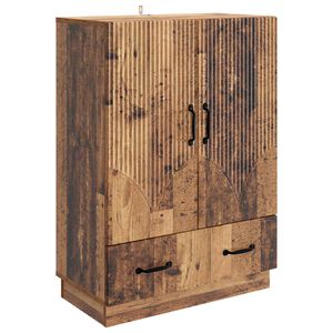 vidaXL Buffet Bois ancien 66 x 34,5 x 92 cm Bois d'ing&eacute;nierie