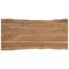 vidaXL Table de salle &agrave; manger 120x58x76 cm Bois d'acacia solide