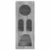 vidaXL Buffet Gris Sonoma 40 x 35 x 100.5 cm Bois d'ing&eacute;nierie