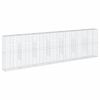 vidaXL Panier gabion avec couvercle 700x50x200 cm fer galvanis&eacute;