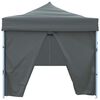 vidaXL Tente de réception pliable avec 8 parois 870x291x315 cm Anthracite