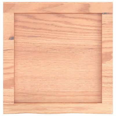 vidaXL Comptoir de salle de bain marron 40x40x(2-6) cm bois traité