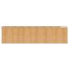 vidaXL Abri de jardin Marron clair 192x772x223 cm Acier galvanis&eacute;