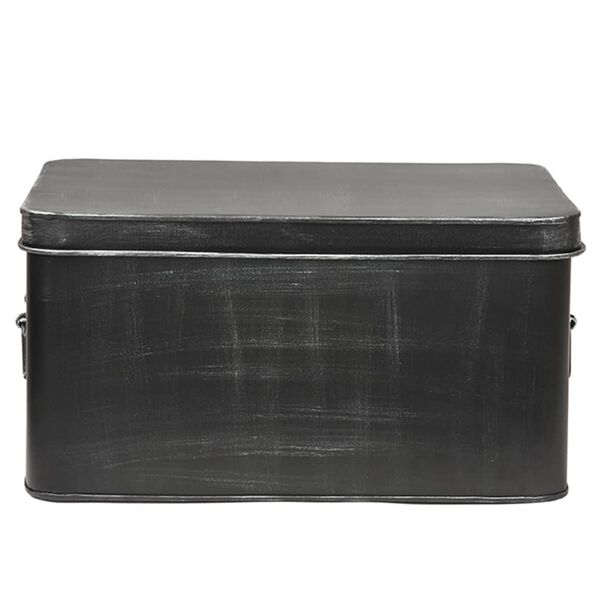 LABEL51 Bo&icirc;te de rangement Media 35x27x18 cm XL Noir antique
