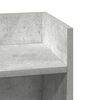 vidaXL Tables d'appoint 2 pcs avec &eacute;tag&egrave;re gris b&eacute;ton 25,5x27x60 cm