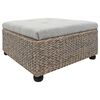 vidaXL Repose-pieds Jacinthe d'eau 65 x 65 x 40 cm Gris