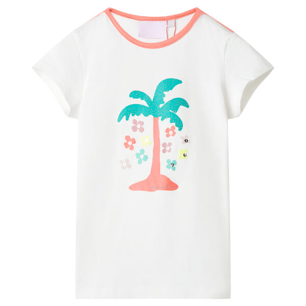 T-shirt pour enfants &eacute;cru 104