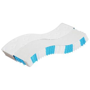 vidaXL Matelas &agrave; ressorts ensach&eacute;s moyen 90x200 cm
