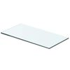vidaXL Panneau d&rsquo;&eacute;tag&egrave;re Verre transparent 40 x 15 cm