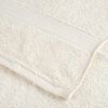 vidaXL Serviette Invit&eacute; SOLUND Cr&egrave;me Coton