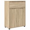 vidaXL Ensemble de mobilier de salle de bain 3 pcs Ch&ecirc;ne Sonoma