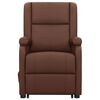 vidaXL Fauteuil Marron Similicuir