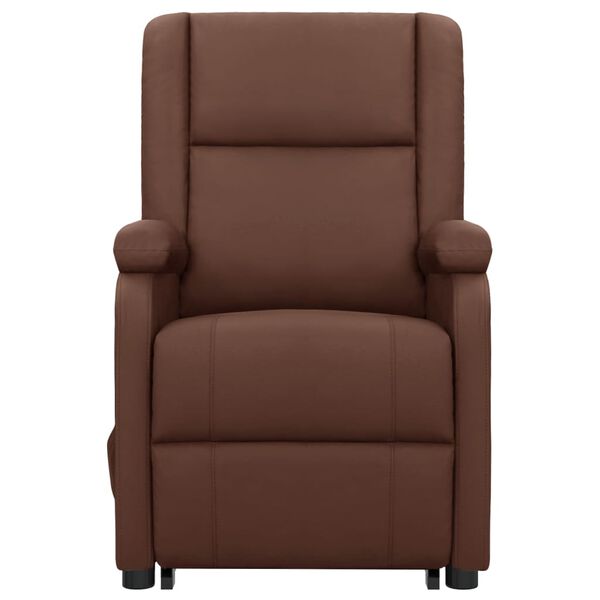 vidaXL Fauteuil Marron Similicuir