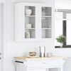 vidaXL Armoire suspendue Blanc 40 x 31 x 80 cm Bois d'ing&eacute;nierie