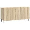 vidaXL Meuble TV Ch&ecirc;ne Sonoma 99 x 34,5 x 52 cm Bois d'ing&eacute;nierie