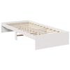 vidaXL Lit de jour sans matelas blanc 90x200 cm bois de pin massif