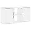 vidaXL Meubles TV 4 pcs avec rangement ODDA blanc bois de pin massif
