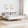 vidaXL Cadre de lit Gris clair 200 x 200 cm Pin massif