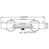 EISL Mitigeur thermostatique de bain CARNEO chrome