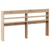 vidaXL T&ecirc;te de lit avec &eacute;tag&egrave;res 160 cm bois massif de pin