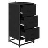 vidaXL Buffet Ch&ecirc;ne noir 35,5 x 35 x 76 cm