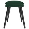 vidaXL Repose-pied Vert fonc&eacute; 45x29,5x35 cm Tissu