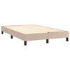 vidaXL Cadre de lit cappuccino 120x200 cm similicuir