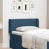 vidaXL Oreille de t&ecirc;te de lit Bleu 40,5 x 40,5 x 4 cm tissu