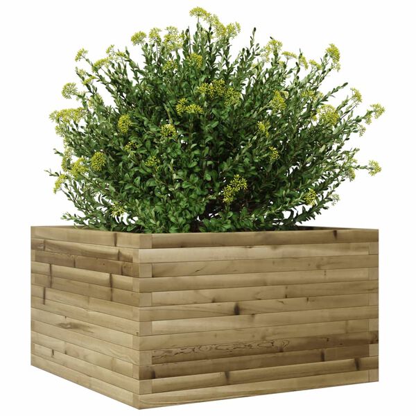 vidaXL Jardini&egrave;re 80x80x45,5 cm bois de pin impr&eacute;gn&eacute;