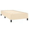 vidaXL Cadre de lit sans matelas cr&egrave;me 100x200 cm tissu